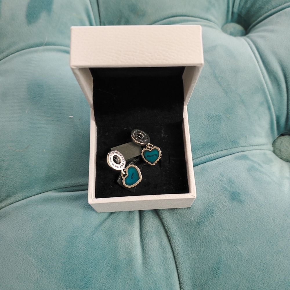 Pandora Mother and Son Heart Charm